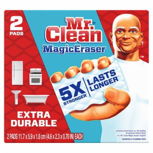 Mr. Clean Magic Eraser Extra Durable Multi-Purpose Cleaning Pads Perspective: back
