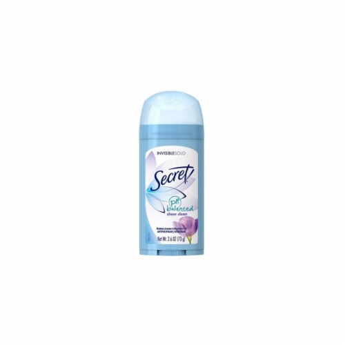 Secret Antiperspirant Deodorant Invisible Solid Sheer Clean - 2.6 oz Perspective: back