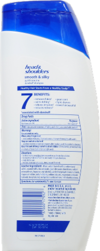 Head & Shoulders Smooth & Silky Shampoo Perspective: back