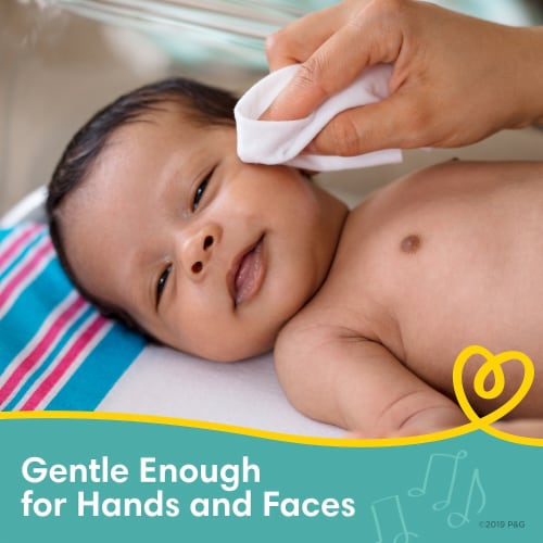 Pampers Unscented Sensitive Baby Wipes Perspective: back