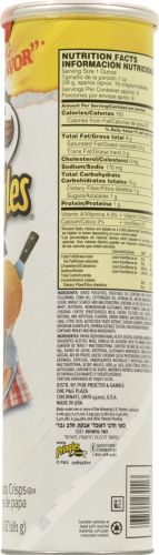 Pringles Pizza Potato Crisps Perspective: back