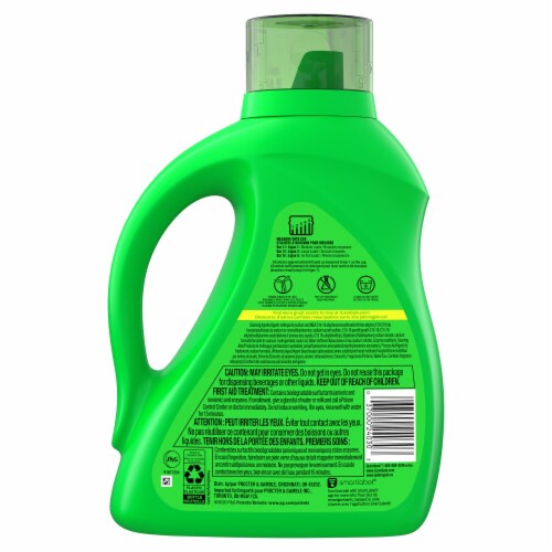 Gain With Febreze Hawaiian Aloha Liquid Laundry Detergent Perspective: back