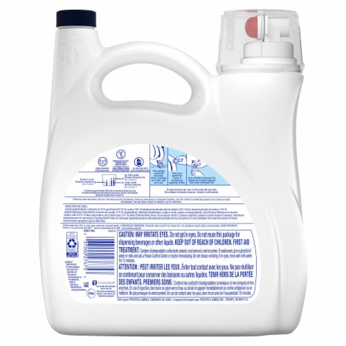 Tide HE Hygienic Clean Heavy Duty Free Liquid Laundry Detergent Perspective: back