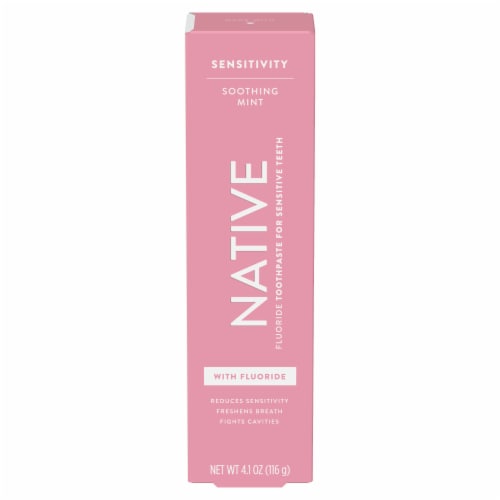 Native Charcoal with Mint Fluoride Toothpaste Perspective: back