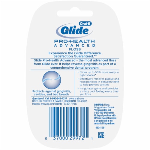 Oral-B® Glide® Pro-Health™ Advanced Fresh Mint Dental Floss Perspective: back