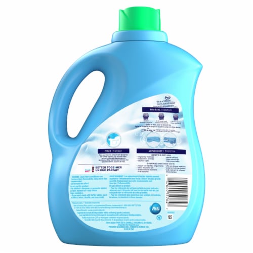 Downy Ultra Mountain Spring Fabric Softener Perspective: back