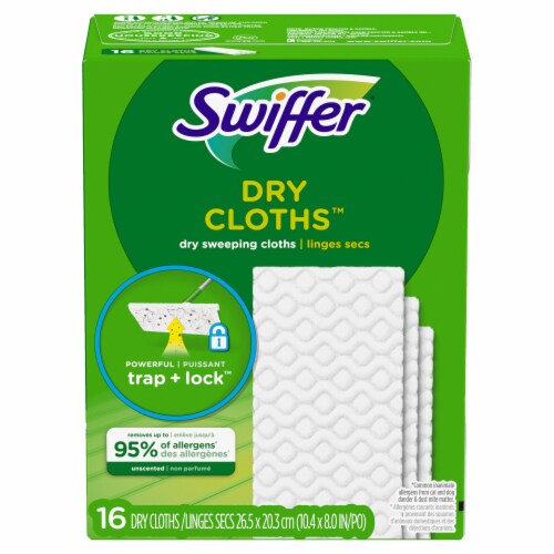 Swiffer Sweeper Dry Sweeping Pad Unscented Refills Perspective: back