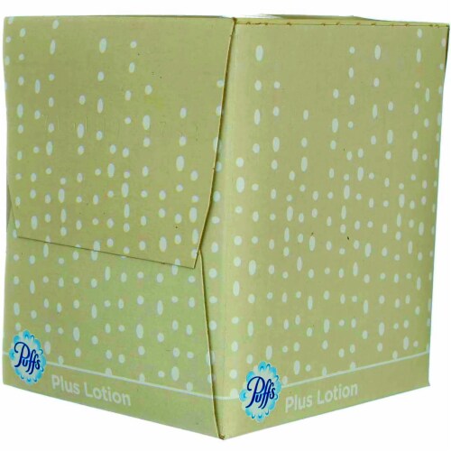 Puffs Plus Lotion Facial Tissues, Cube, 56 Ct Perspective: back