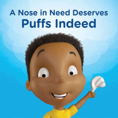 Puffs Plus Lotion Facial Tissues Eight Pack Perspective: back