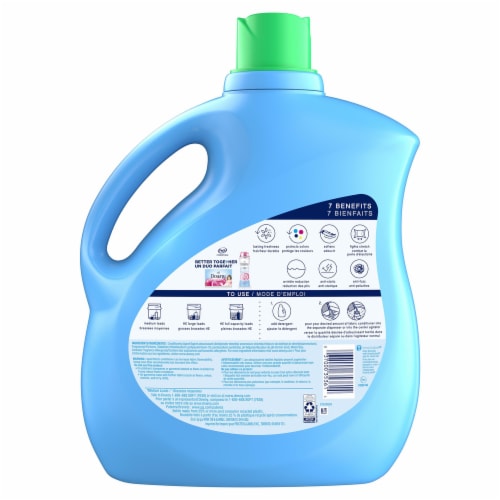 Downy Ultra Mountain Spring Liquid Fabric Conditioner Perspective: back