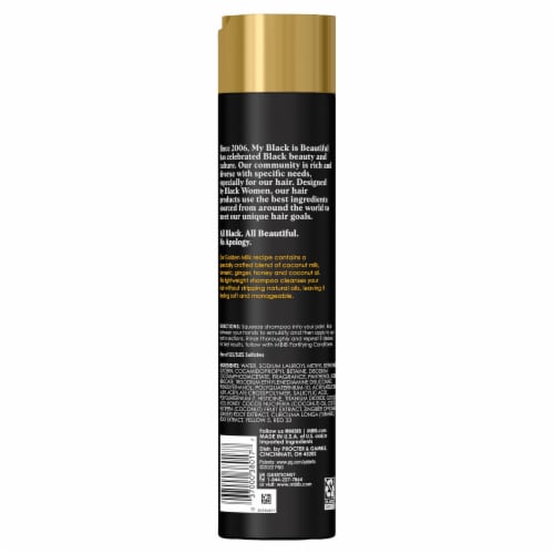 My Black is Beautiful with Coconut Oil Honey and Tumeric Hydrating Shampoo Perspective: back
