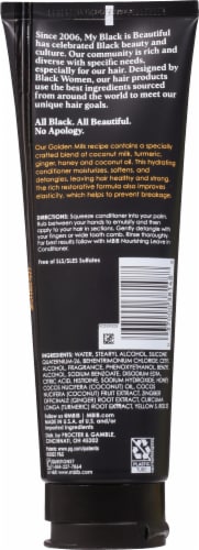 My Black is Beautiful Golden Milk with Honey & Coconut Oil Fortifying Conditioner Perspective: back