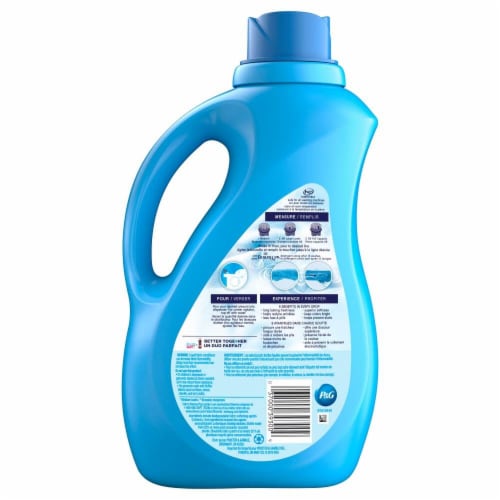 Downy Clean Breeze Liquid Fabric Softener Perspective: back