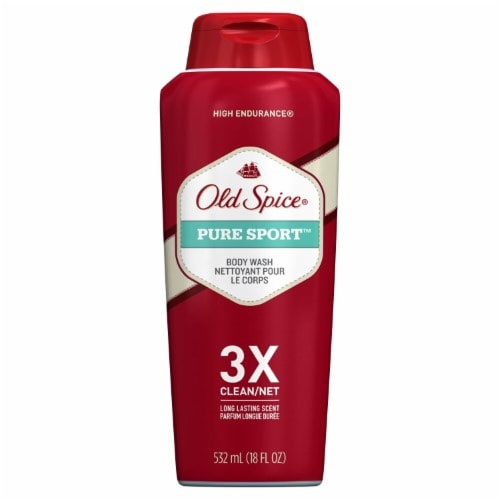 Old Spice High Endurance Pure Sport Body Wash Perspective: back
