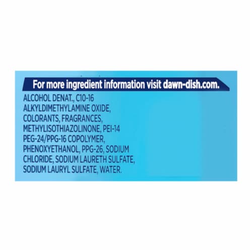 Dawn® Ultra Dishwashing Original Scent Liquid Dish Soap Perspective: back