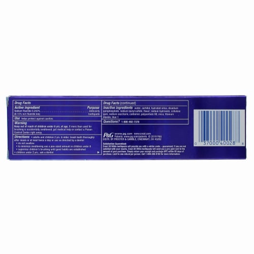 Crest® 3D White™ Whitening Arctic Fresh Toothpaste Perspective: back
