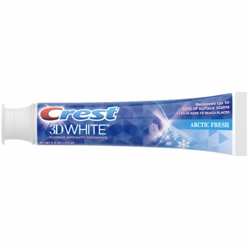 Crest 3D White Whitening Toothpaste Arctic Fresh Perspective: back