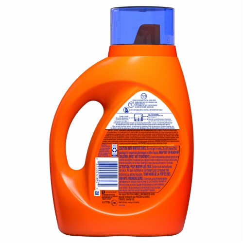 Tide Fresh Coral Blast Liquid Laundry Detergent Perspective: back
