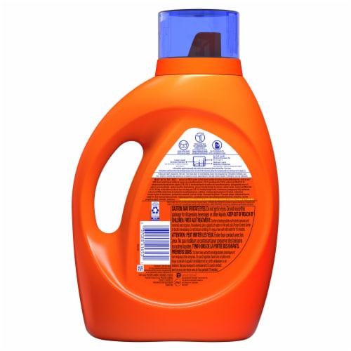 Tide® Fresh Coral Blast™ High Efficiency Liquid Laundry Detergent Perspective: back