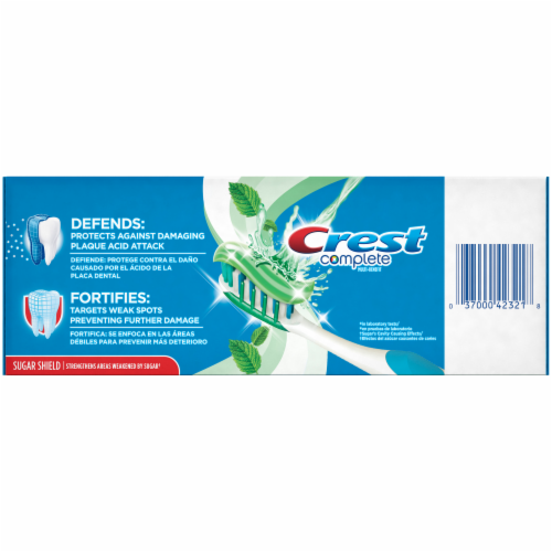 Crest Complete Whitening + Scope Toothpaste Perspective: back