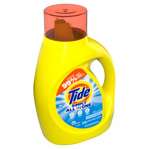 Tide Simply Refreshing Breeze Clean & Fresh Liquid Laundry Detergent Perspective: back