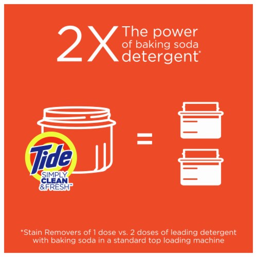 Tide Simply Refreshing Breeze Clean & Fresh Liquid Laundry Detergent Perspective: back