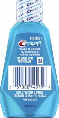 Crest® Pro-Health™ Alcohol Free Multi-Protection Refreshing Clean Mint Mouthwash Perspective: back