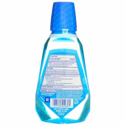 Crest Pro-Health Multi-Protection Refreshing Clean Mint Mouthwash Perspective: back