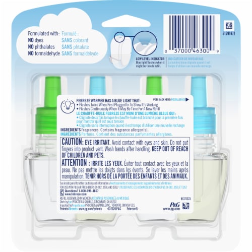 Febreze Plug™ Morning Dew Air Freshener Refill Perspective: back