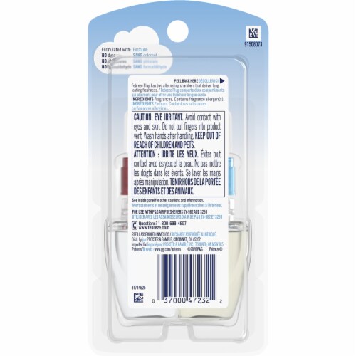 Febreze Plug™ Fresh-Spiced Apple Scented Oil Refill Perspective: back