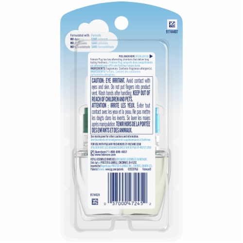 Febreze Plug Limited Edition Fresh-Cut Pine Scented Oil Refill Perspective: back