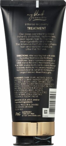 My Black is Beautiful Golden Milk with Honey & Coconut Oil Intense Recovery Treatment Perspective: back