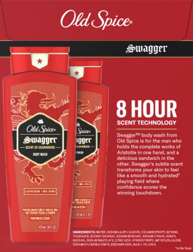 Baker S Old Spice Red Zone Collection Swagger Body Wash Twin Pack 2 Ct 16 Fl Oz