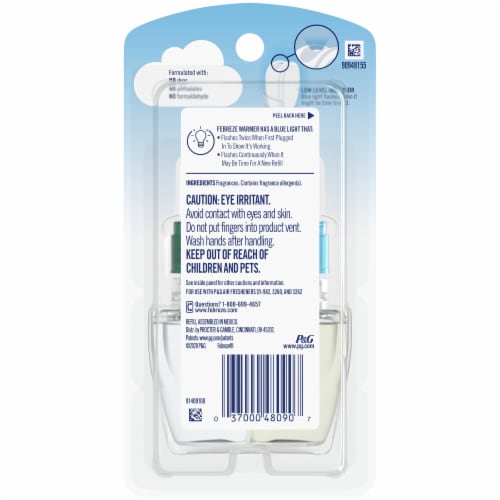 Febreze Origins Fade Defy PLUG Forest Air Freshener & Odor Eliminator Perspective: back