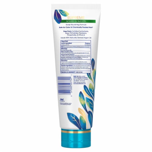 Head and Shoulders Supreme Nourish & Smooth Hair & Scalp Conditioner Perspective: back