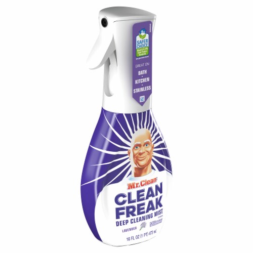 Mr. Clean Clean Freak Deep Cleaning Mist Multi-Purpose Cleaner Starter Kit Lavender Perspective: back