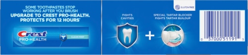 Crest Tartar Protection Regular Toothpaste Perspective: back