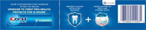 Crest® Cavity Protection Cool Mint Gel Toothpaste Perspective: back