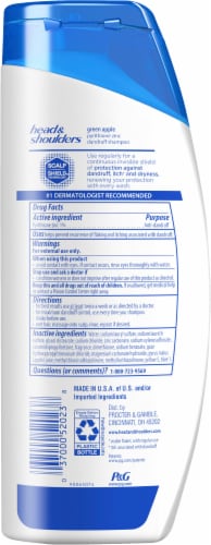 Head & Shoulders Green Apple Anti-Dandruff Shampoo Perspective: back