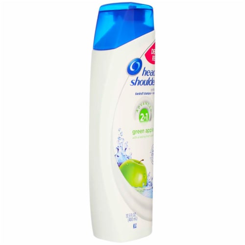 Head & Shoulders® Green Apple Anti-Dandruff 2 In 1 Shampoo and Conditioner Perspective: back