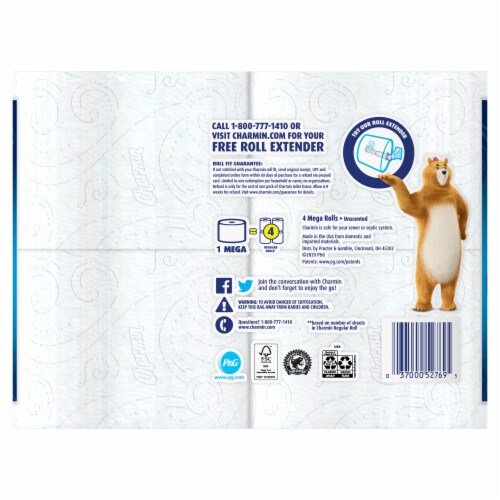 Charmin® Ultra Soft™ Bath Tissue Perspective: back