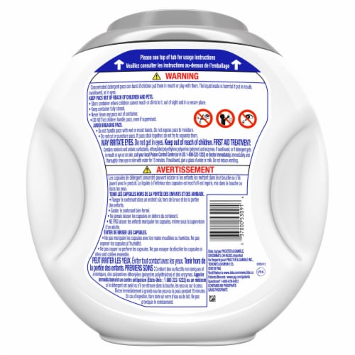 Tide Pods with Downy Laundry Detergent Pods Perspective: back