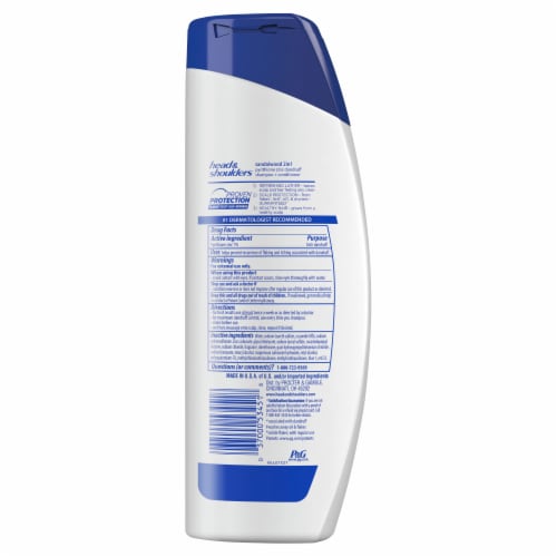 Head and Shoulders Advanced Series Sandalwood 2-in-1 Shampoo and Conditioner for Men Perspective: back