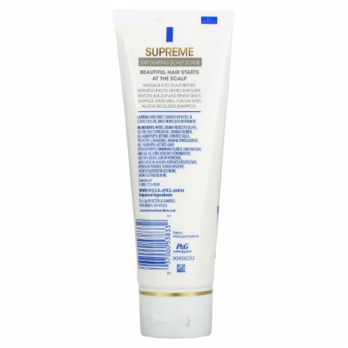 Head & Shoulders® Supreme Exfoliating Scalp Scrub Perspective: back