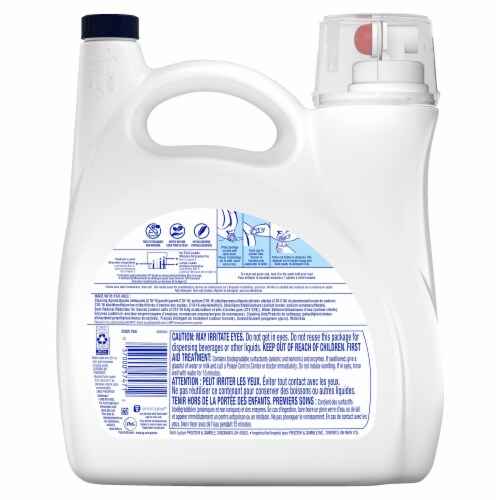 Tide HE Free & Gentle Liquid Laundry Detergent Perspective: back