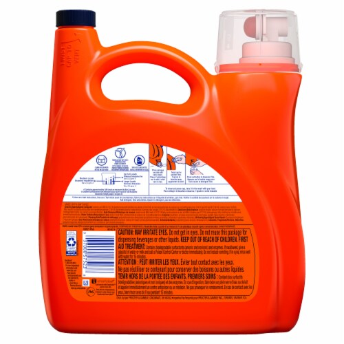 Tide HE Ultra Oxi Liquid Laundry Detergent Perspective: back