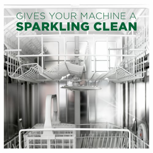 Cascade Platinum ActionPacs + Dishwasher Cleaner Fresh Scent Dishwasher Detergent Pods Perspective: back