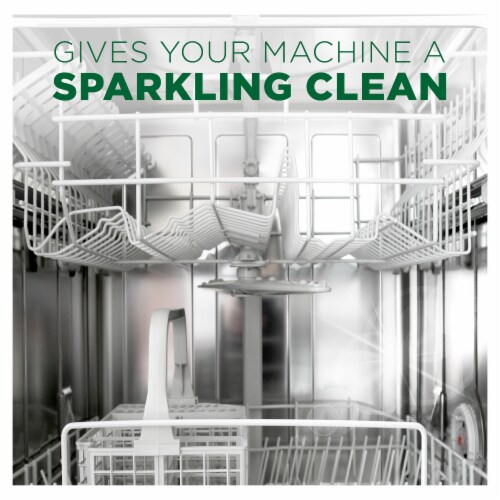 Cascade Platinum ActionPacs + Dishwasher Cleaner Fresh Scent Dishwasher Detergent Pods Perspective: back