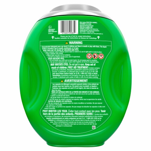 Gain Flings Ultra Original Scent Laundry Detergent Pods Perspective: back