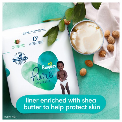Pampers Pure Protection Size 4 Diapers Perspective: back